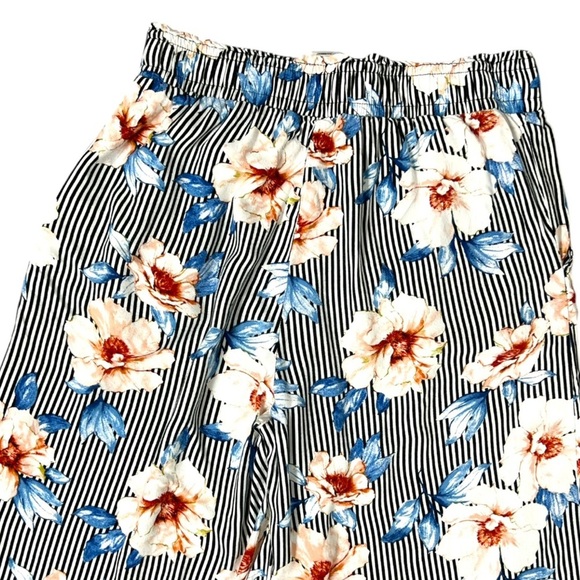 Joe B Vibrant Floral and Stripe Wide Leg Pants - Picture 5 of 9